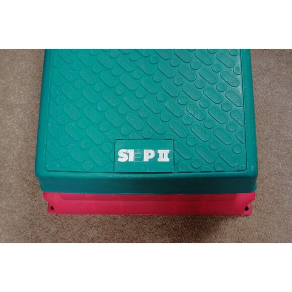 Step II Aerobic & Abdominal Workout Bench Stepper Adjustable Teal Pink Exercise - Picture 12 of 12